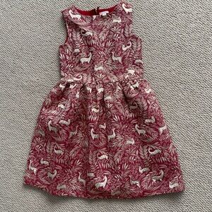 Beautiful Crewcuts brocade animal print dress size 12 girls